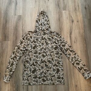Freely Camouflage Long Sleeve Bamboo Hoodie